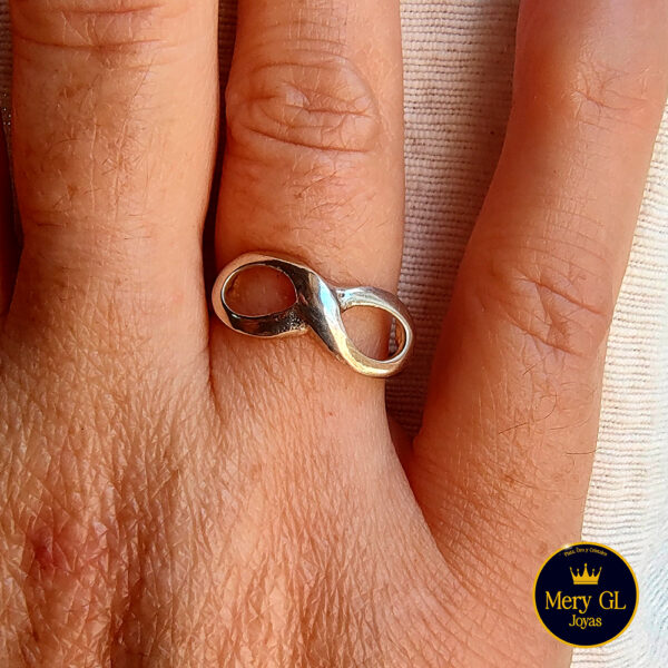 Anillo Infinto Plata 925 Gde. - T19