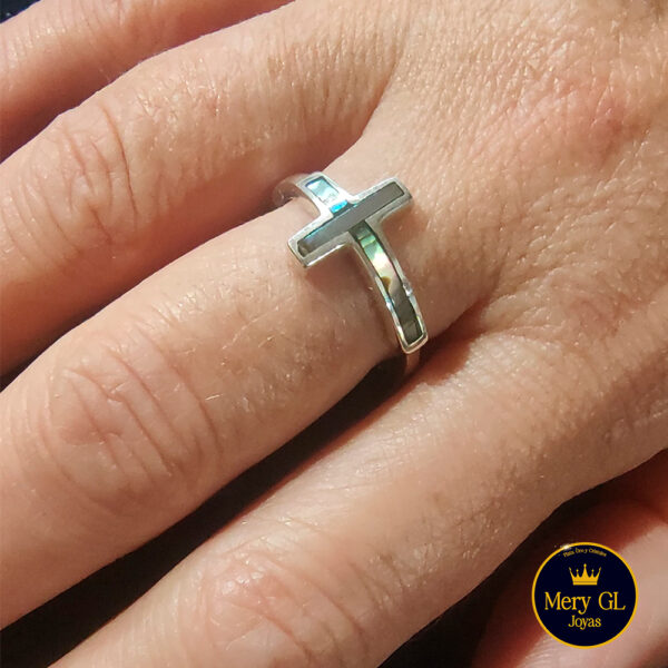Anillo Cruz Nácar 15/6