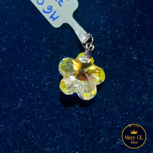Dije Cristal Flor